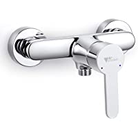 Amzdeal Grifo de ducha Mezclador de ducha con Cuerpo de cobre Grifo monomando de ducha de Mango de aleación de zinc…